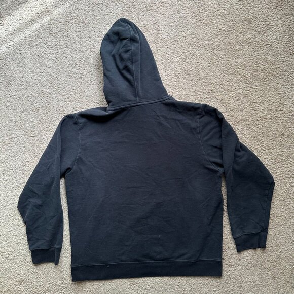 North Face Sweatshirt Mens XL Hoodie Long Sleeve Black Spellout Logo - Picture 2 of 11